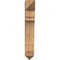 Ekena Millwork Merced Arts & Crafts Rough Sawn Bracket, Western Red Cedar, 4"W x 14"D x 26"H BKT04X14X26MRC03RWR - alternate 4
